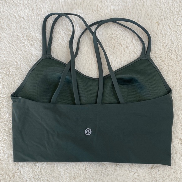 ❤️ Like a Cloud Longline Bra Light Support, B/C Cup Smoked Spruce Size 6 NWOT - Picture 2 of 6